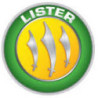 STICKER LISTER logo diam 50 mm