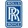 Autocollant ROLLS ROYCE Logo bleu L50 H 80 mm