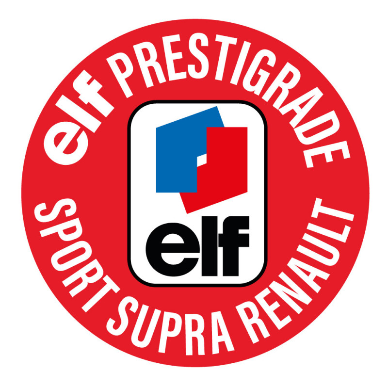 STICKER ELF  logo prestigrade sport Diam 50 mm