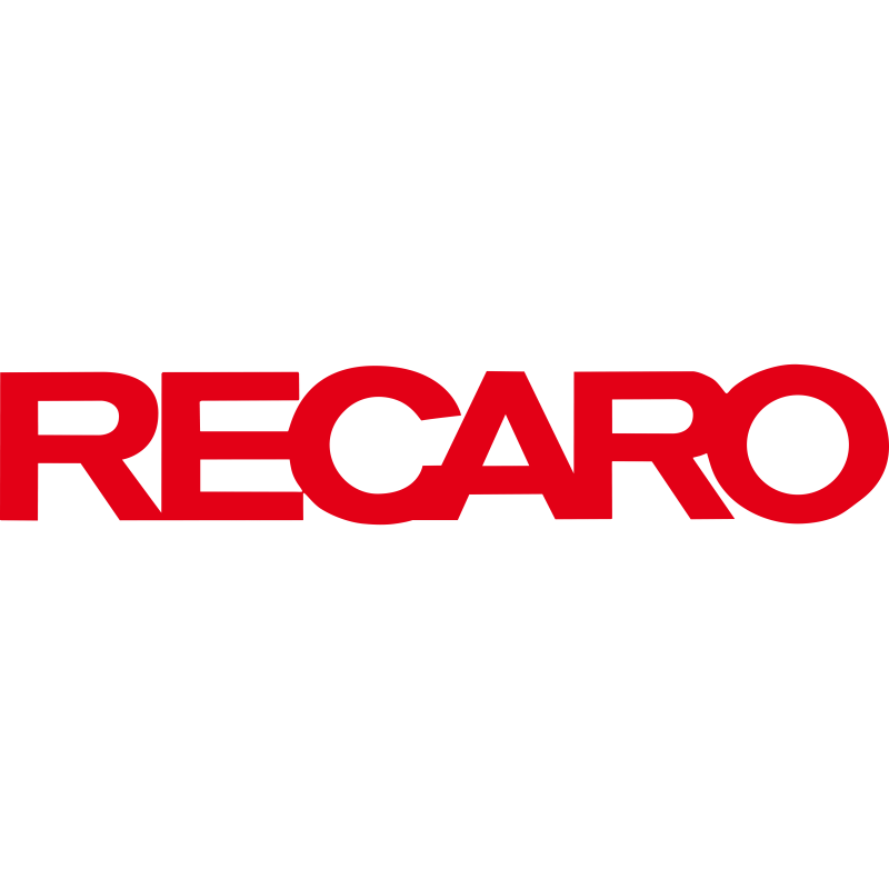 Autocollant RECARO-Logo rouge L 100 H 30 mm  sans fond