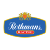 Autocollant ROTHMANS logo Racing bleu-or L 130 H 70 mm