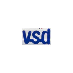 Autocollant VSD logo bleu L...