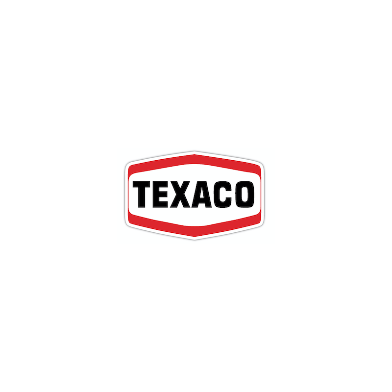 Autocollant TEXACO logo Losange  L 240 h150 mm