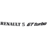 Autocollant RENAULT SPORT coupe de france R5 turbo blanc/noir L 1400 H 175 mm