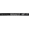 STICKER RENAULT SPORT coupe de france R5 turbo gris/noir L 1400 H 175 mm