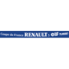 Autocollant RENAULT SPORT Coupe R5 elf turbo bleu/blanc L1300 H 150 mm