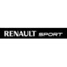 Autocollant RENAULT SPORT lettrage blanc fond noir L 1300 H 200 mm