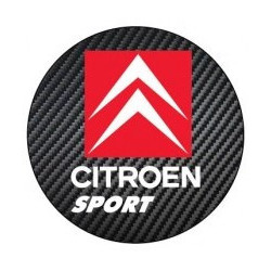 Autocollant CITROEN Centre de jantes citreon sport diam 60 mm