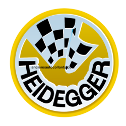 STICKER HEIDEGGER rond diam 50 mm