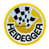 STICKER HEIDEGGER rond diam 50 mm