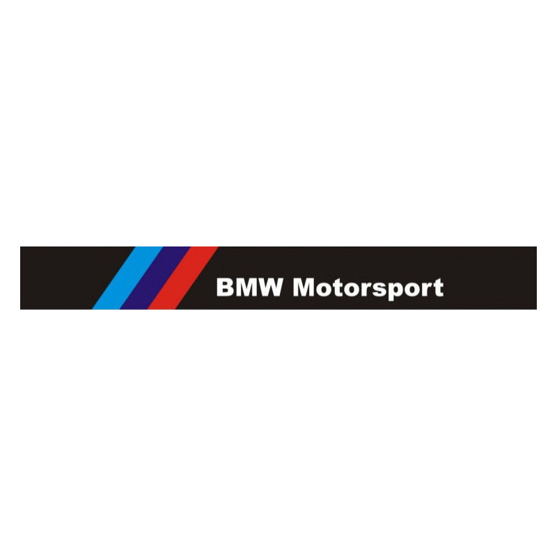 autocollant BMW Motorsport pare soleil L 1400 H 200 mm ou sur mesure