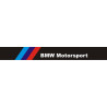 autocollant BMW Motorsport pare soleil L 1400 H 200 mm ou sur mesure