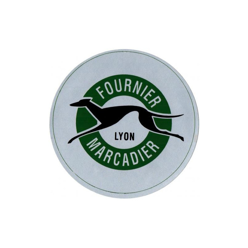 Autocollant-MARCADIER logo vert fonce diam 50 mm