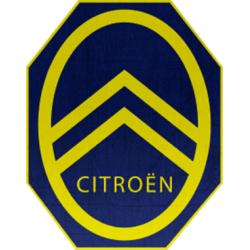 Autocollant CITROEN Logo 1921 L 100 H 120 mm