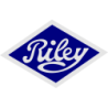 Autocollant Riley badge bleu L 36 h 24 mm