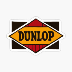 Autocollant Dunlop logo...