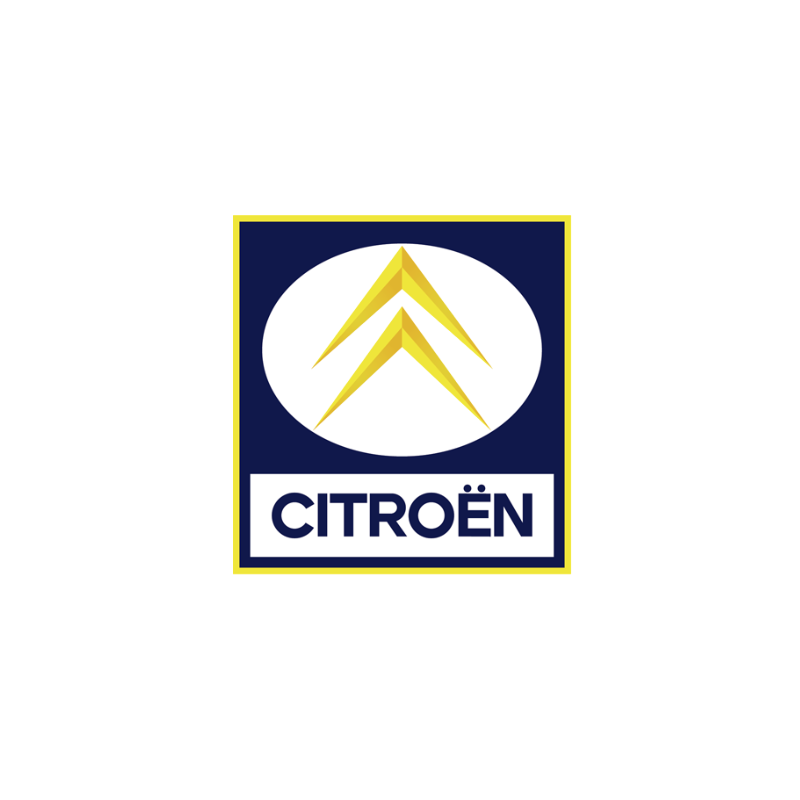 Autocollant CITROEN Logo 1966  L 340 H 360 mm