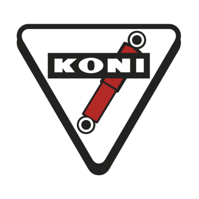 Autocollant KONI logo triangle L120 H 120 mm