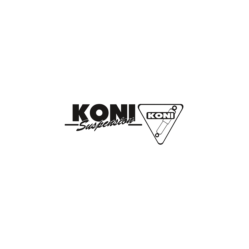 Autocollant KONI suspension logo rectangle L145 H 50 mm