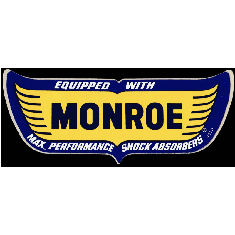 Autocollant MONREO logo noir  us L165 h70 mm