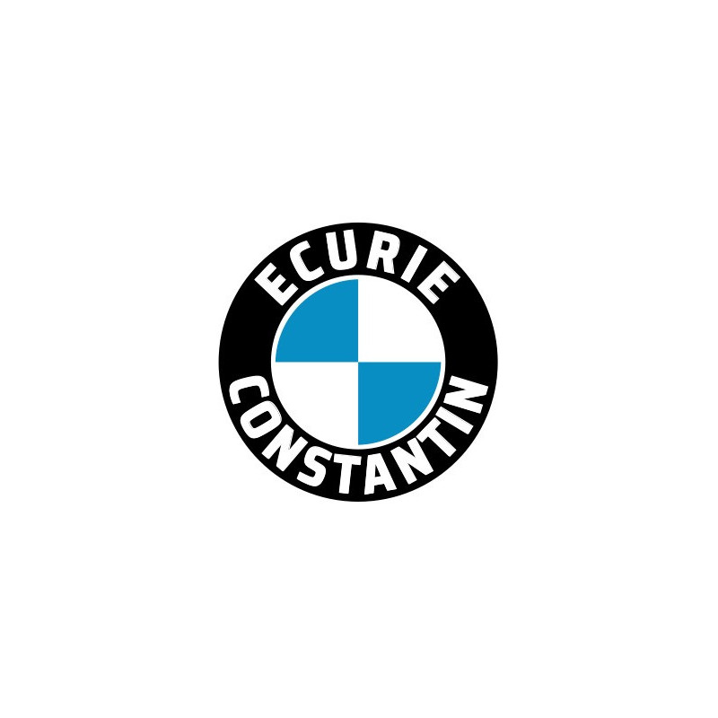 Autocollant Ecurie Constantin BMW diamètre 50 mm ou sur mesure