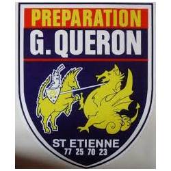 sticker Queron georges preparation logo hauteur 120 mm ou à vos mesures