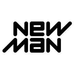 sticker NEW MAN logo noir...