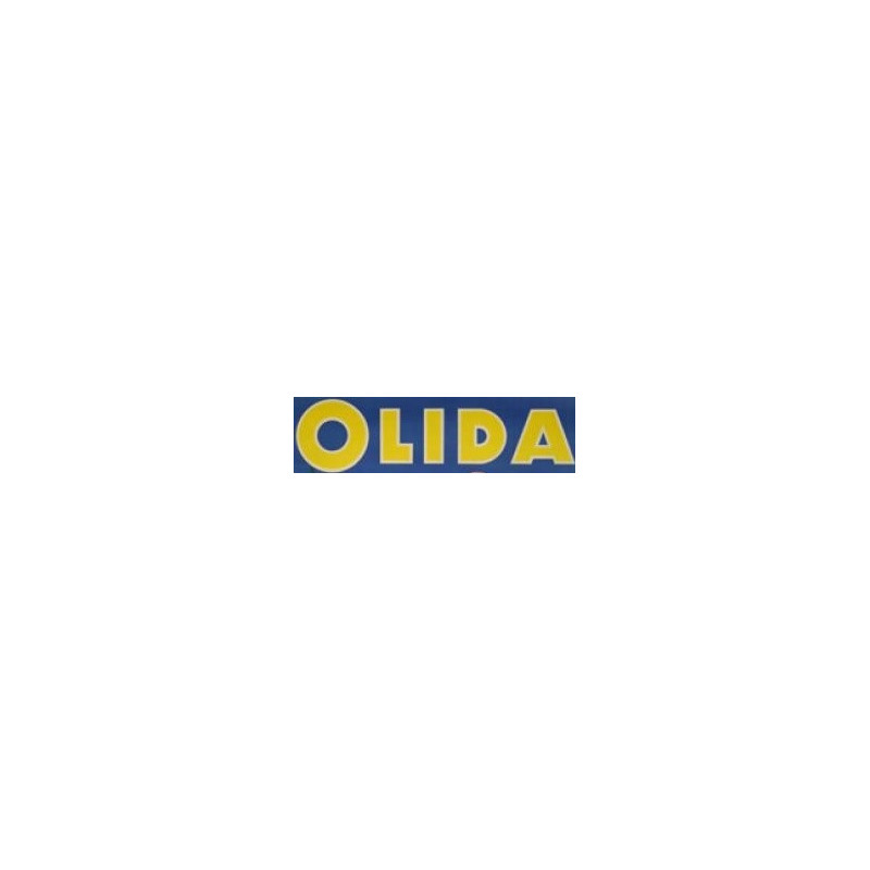 stiker Olida jambon jaune/bleu L 100 H27 mm