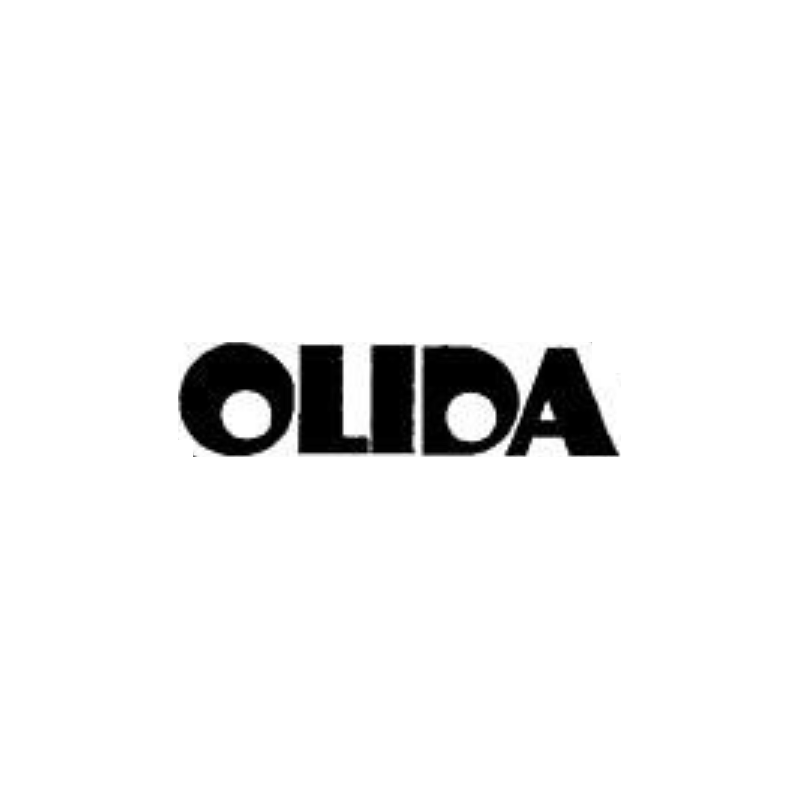 stiker Olida jambon logo noir L 135 H35 mm