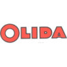 stiker Olida jambon rouge bords noirs L 150 H43 mm