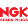 Autocollant-autocollant logo NGK spark plugs rouge L100 H50mm