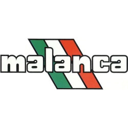 sticker logo Malanca drapeau Italien L 50 h 20 mm