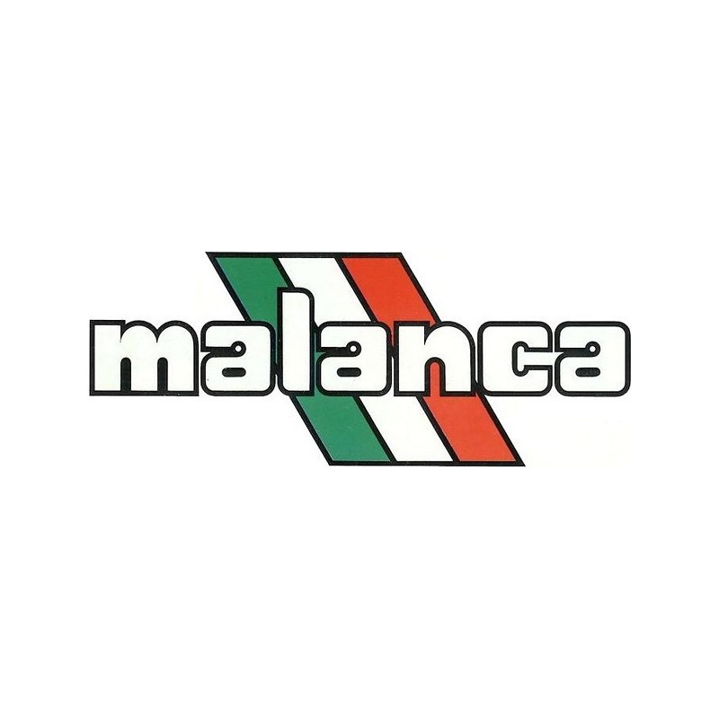 sticker logo Malanca drapeau Italien L 50 h 20 mm