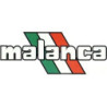 sticker logo Malanca drapeau Italien L 50 h 20 mm