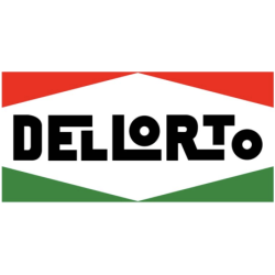 stiker DELLORTO drapeau L 135 H 70 mm