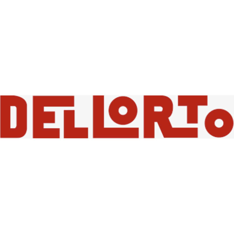 stiker DELLORTO lettrage rouge ou autre couleur L 150 H 30 mm