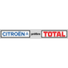 Autocollant CITROEN prefere Total horizontal L 300 H 40 mm en 3 éléments