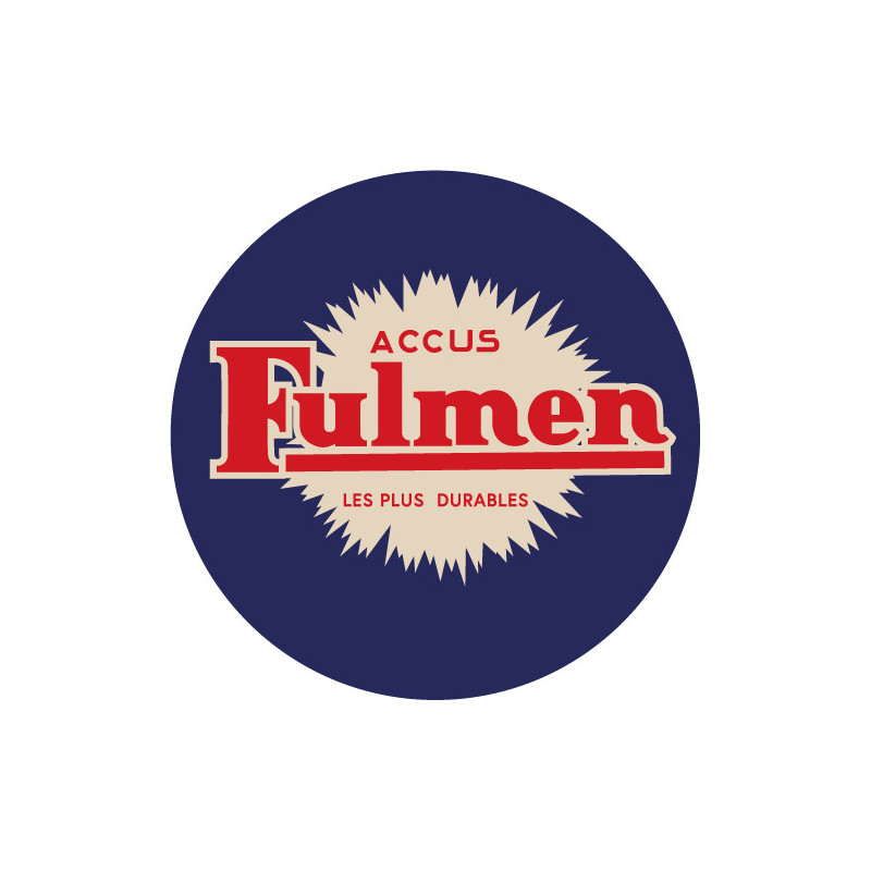 FULMEN-Accus logo diam 90 mm