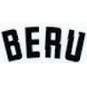 autocollant BERU logo lettrage noir L125 h 50 mm