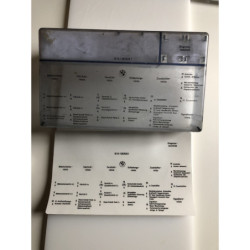 sticker BMW E21 sur transparent pour boite ÃƒÂ  fusible L216 H126 mm