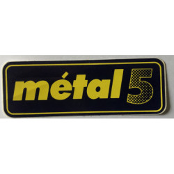 Autocollant METAL5 logo L...