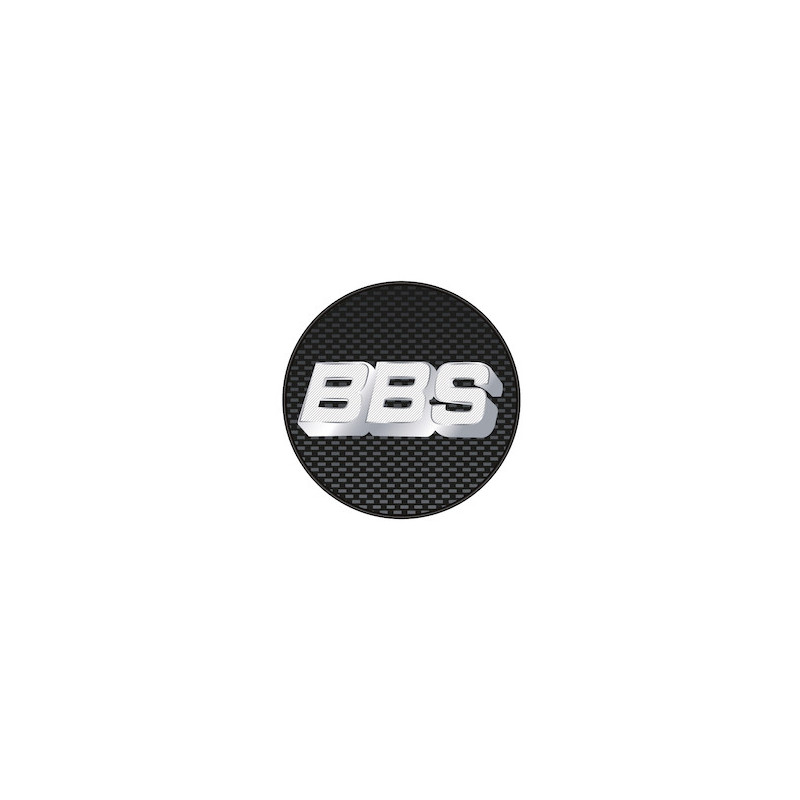 Autocollant BBS logo diam 56 mm