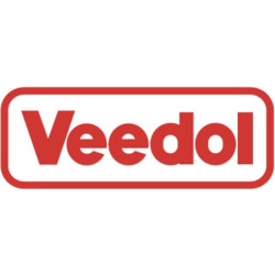 autocollant VEEDOL logo rouge L80 H30 mm