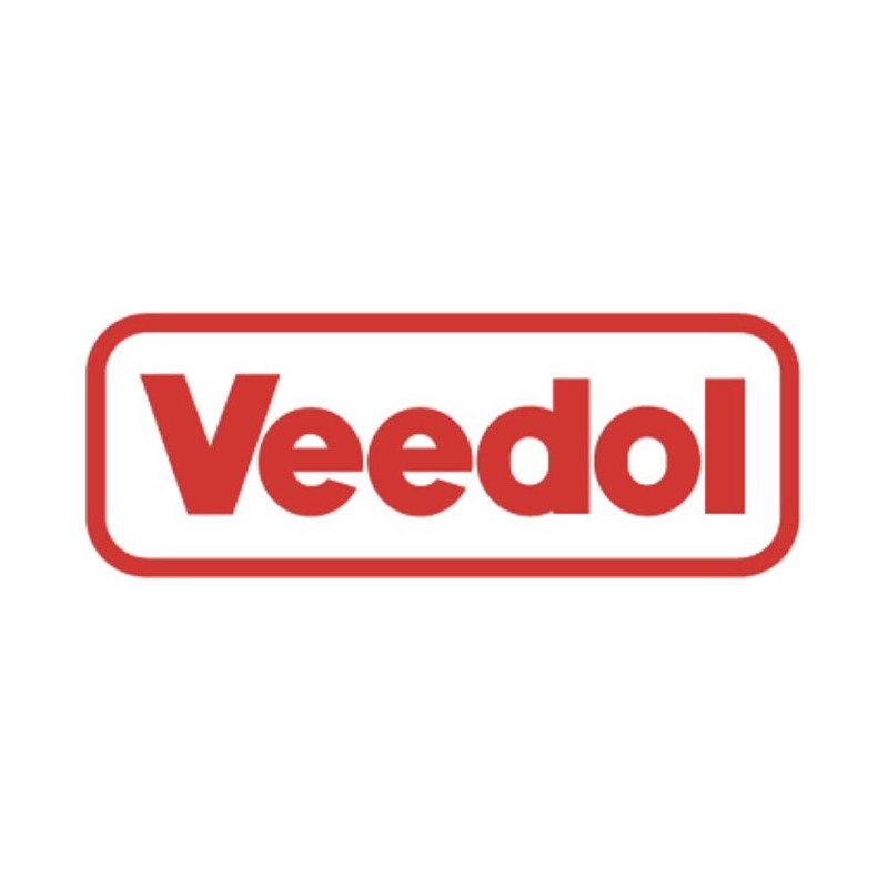 autocollant VEEDOL logo rouge L80 H30 mm