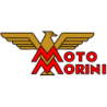 sticker-MORINI Motos logo or/rouge-L80 H 35 mm