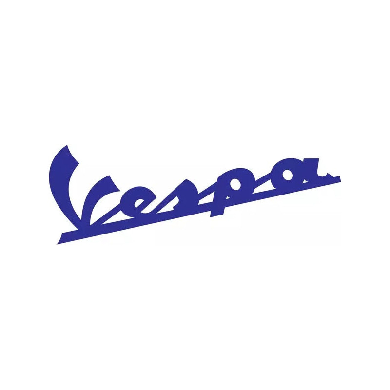 sticker Vespa logo 1952 bleu L 145 H 50 mm