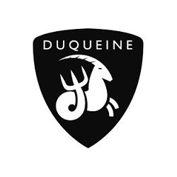 autocollants DUQUEINE logo-noir L55 H 60 mm