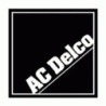 sticker AC DELCO logo carre noir blanc L50 H50 mm