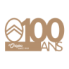 STICKER CITROEN 100 ANS Or L 110 H 60 mm