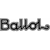 Autocollant BALLOT logo script noir L50 H13 mm.